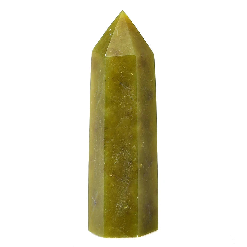 Pirâmide Quartzo Verde Pedra Natural Feng Shui Reiki