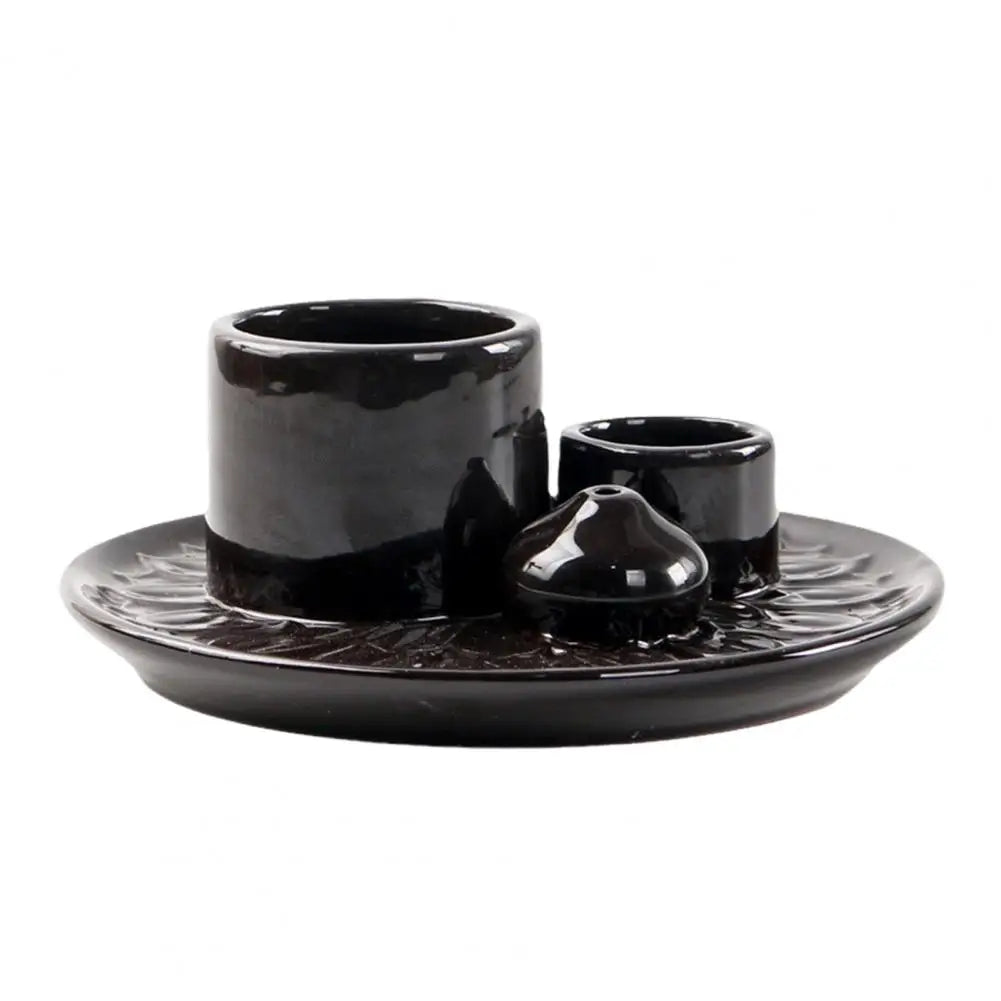 Porta Incensos de Cerâmica Meditação -Decoração - Feng Shui - Reiki -Aromaterapia 
