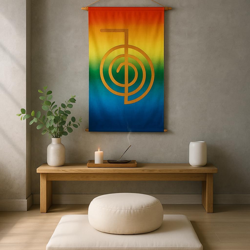 Pôster Cho Ku Rei – Símbolo de Reiki para Energia, Proteção e Cura – Arte Espiritual para Meditação, Terapias e Harmonização de Ambientes – Decoração Zen e Holística