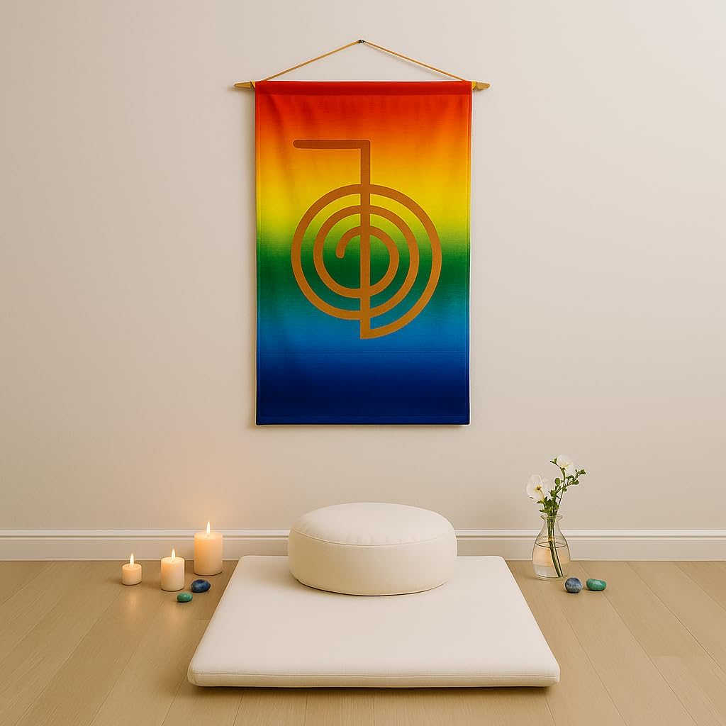 Pôster Cho Ku Rei – Símbolo de Reiki para Energia, Proteção e Cura – Arte Espiritual para Meditação, Terapias e Harmonização de Ambientes – Decoração Zen e Holística