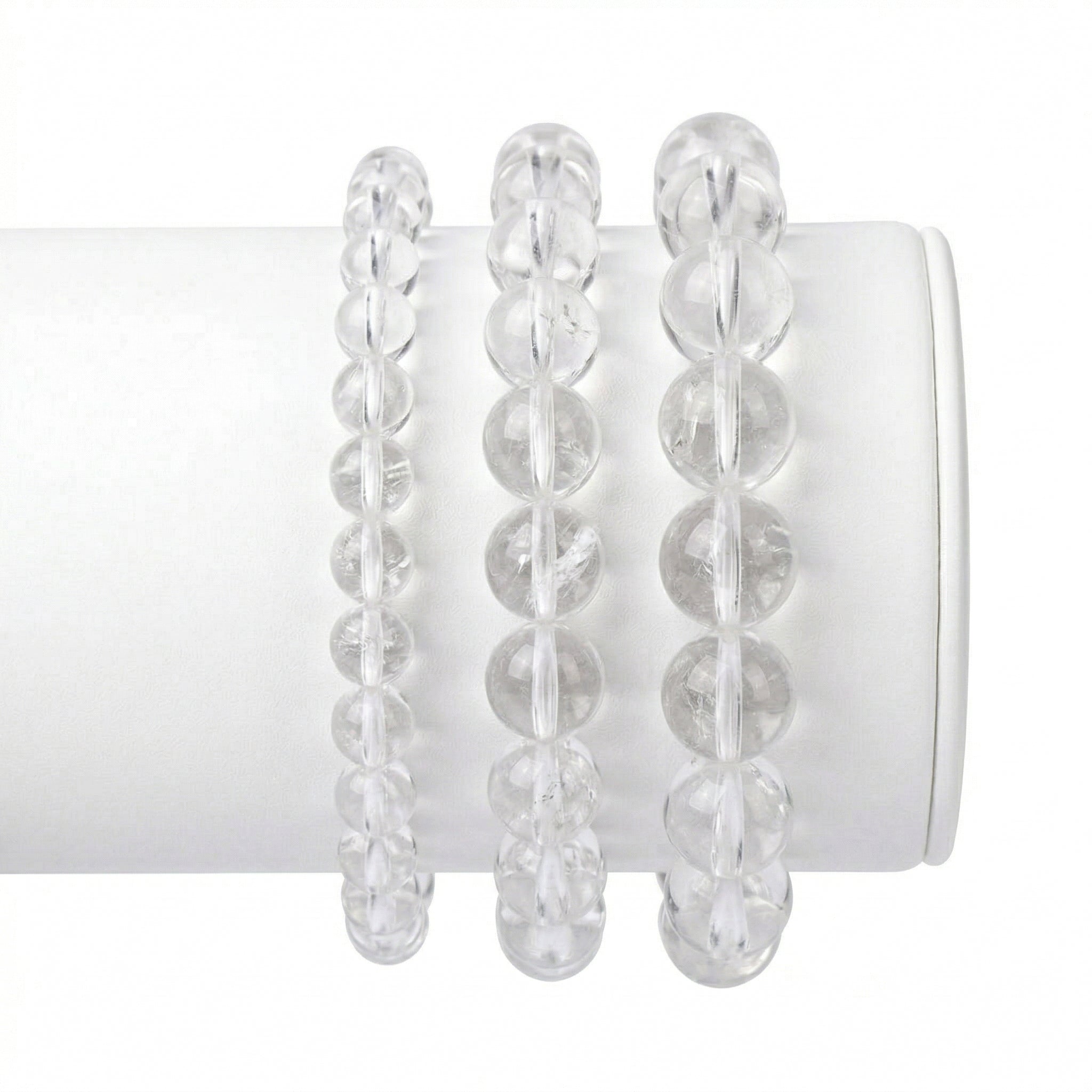 Pulseira Cristal de Rocha Natural - Amplificaçãoi Energética, Clareza e Equilibrio | Harmonia Plena