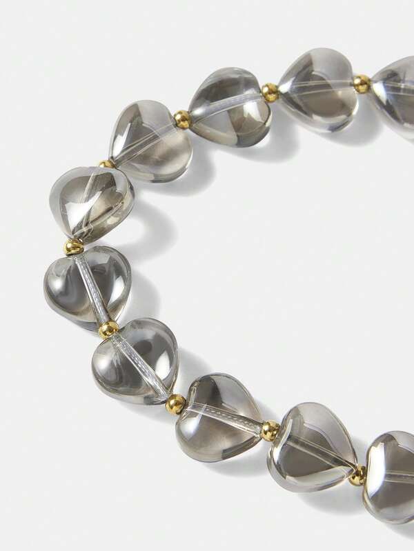 Pulseira Feminina de Proteção Serpente com Corações Energéticos - Amuleto de Transmutação e Força Espíritual - Harmonia Plena Semi Joias 