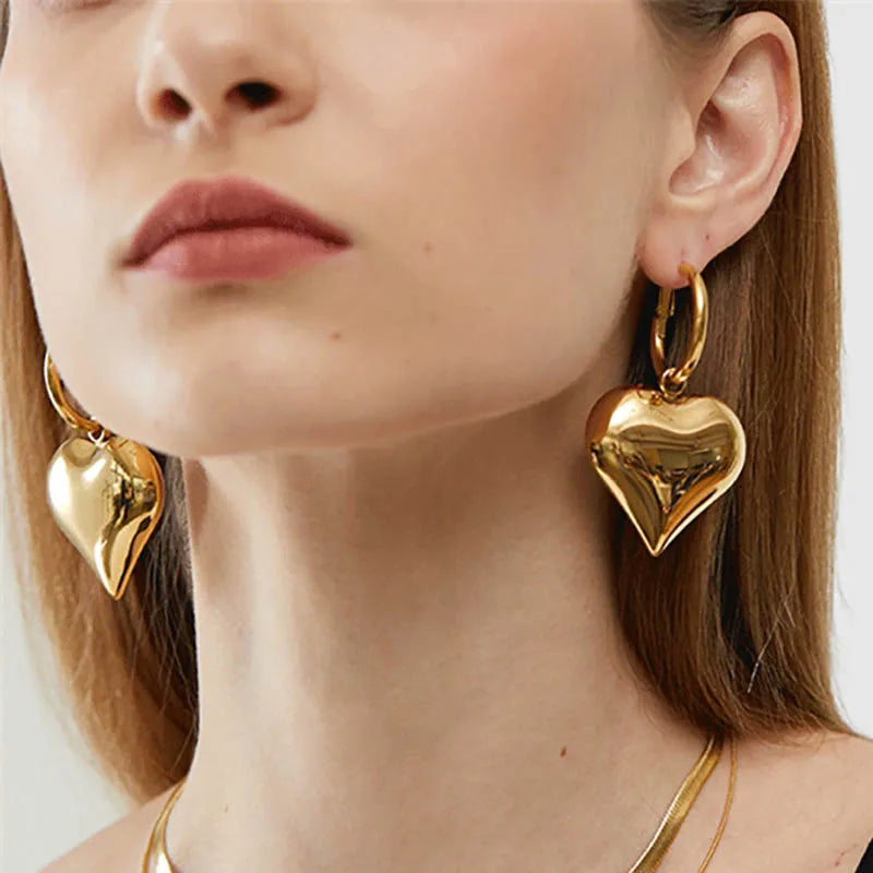 Semi Joias Brincos Harmonizadores Assimétricos Femininos Moda 