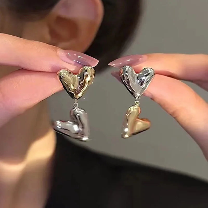 Semi Joias Brincos Harmonizadores Assimétricos Femininos Moda 