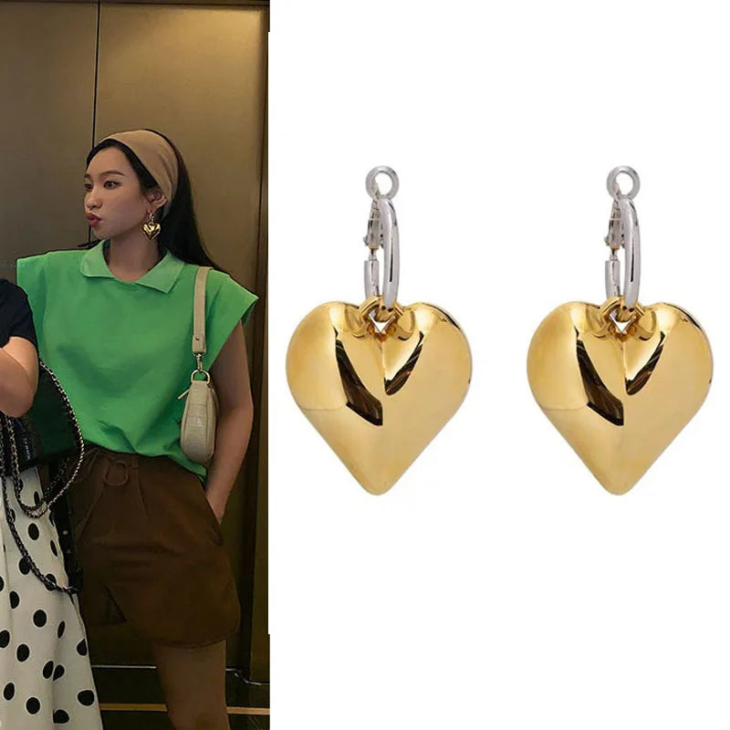 Semi Joias Brincos Harmonizadores Assimétricos Femininos Moda 