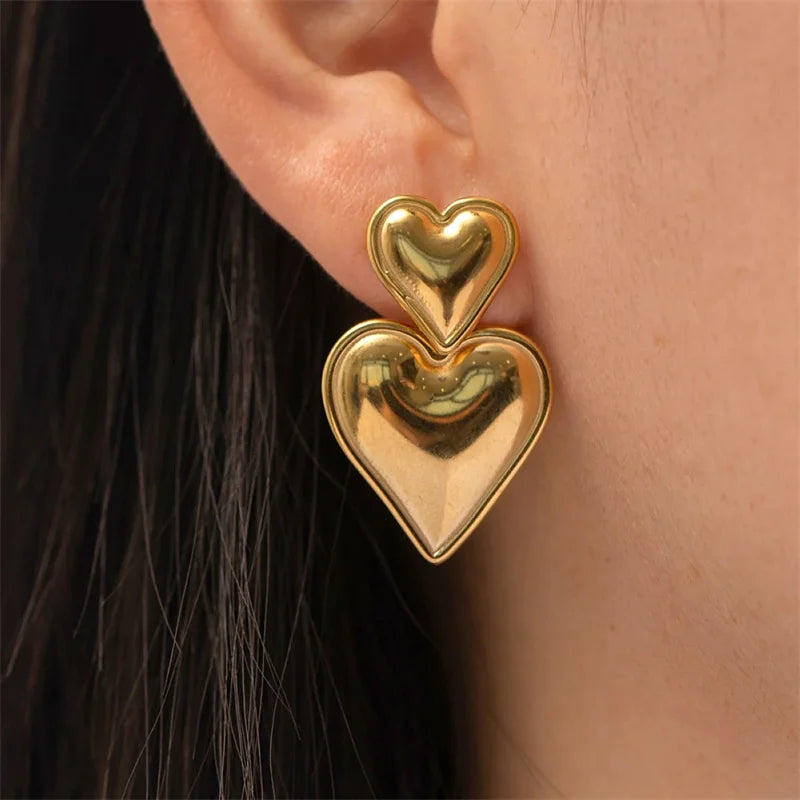 Semi Joias Brincos Harmonizadores Assimétricos Femininos Moda 