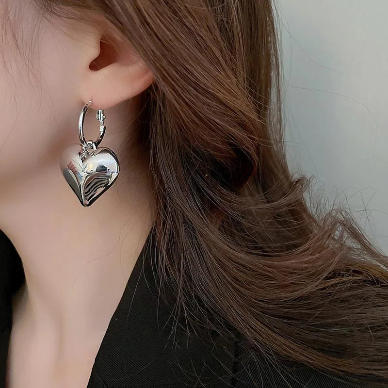 Semi Joias Brincos Harmonizadores Assimétricos Femininos Moda 