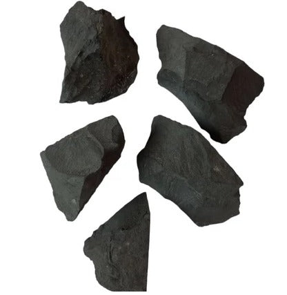 Shungita Pedra Natural Bruta Proteção Purificação Energética Vibração Elevada Energia da Terra  Chakra Raiz