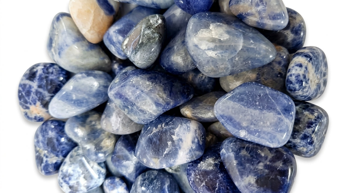 Sodalita Natural – Pedra de Proteção e Clareza Mental | Cristal Azul Natural | Pedra por Peso