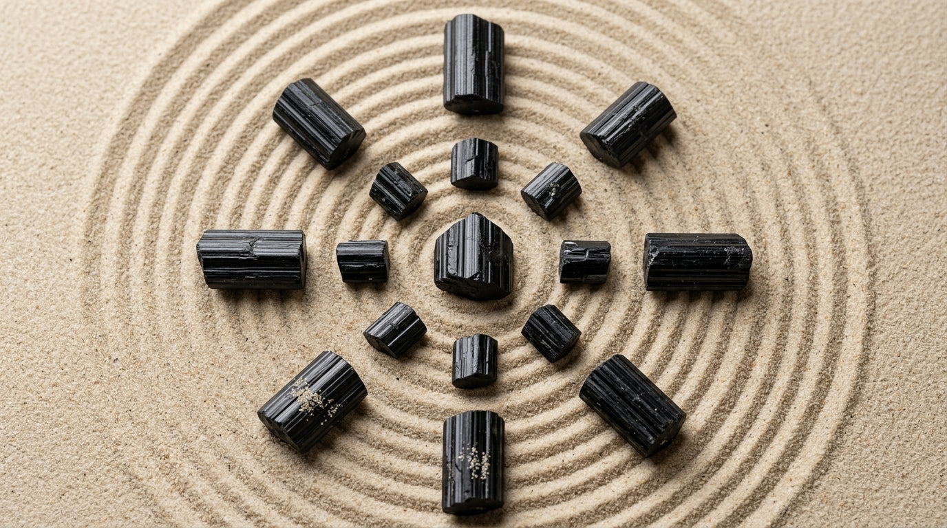 Turmalina Preta Natural Bruta – Pedra de Limpeza, Proteção Energética e Harmonização de Ambientes | Harmonia Plena