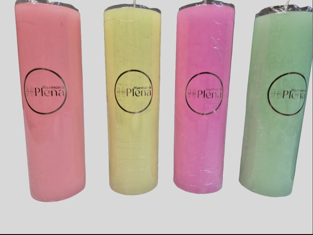 Velas Fluorescentes Coloridas -Reiki - Feng Shui 